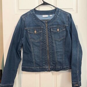 New York & Company Blue Denim Jacket
